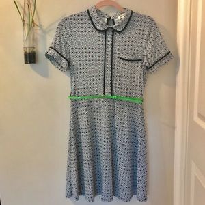 Monteau Navy and White Dress